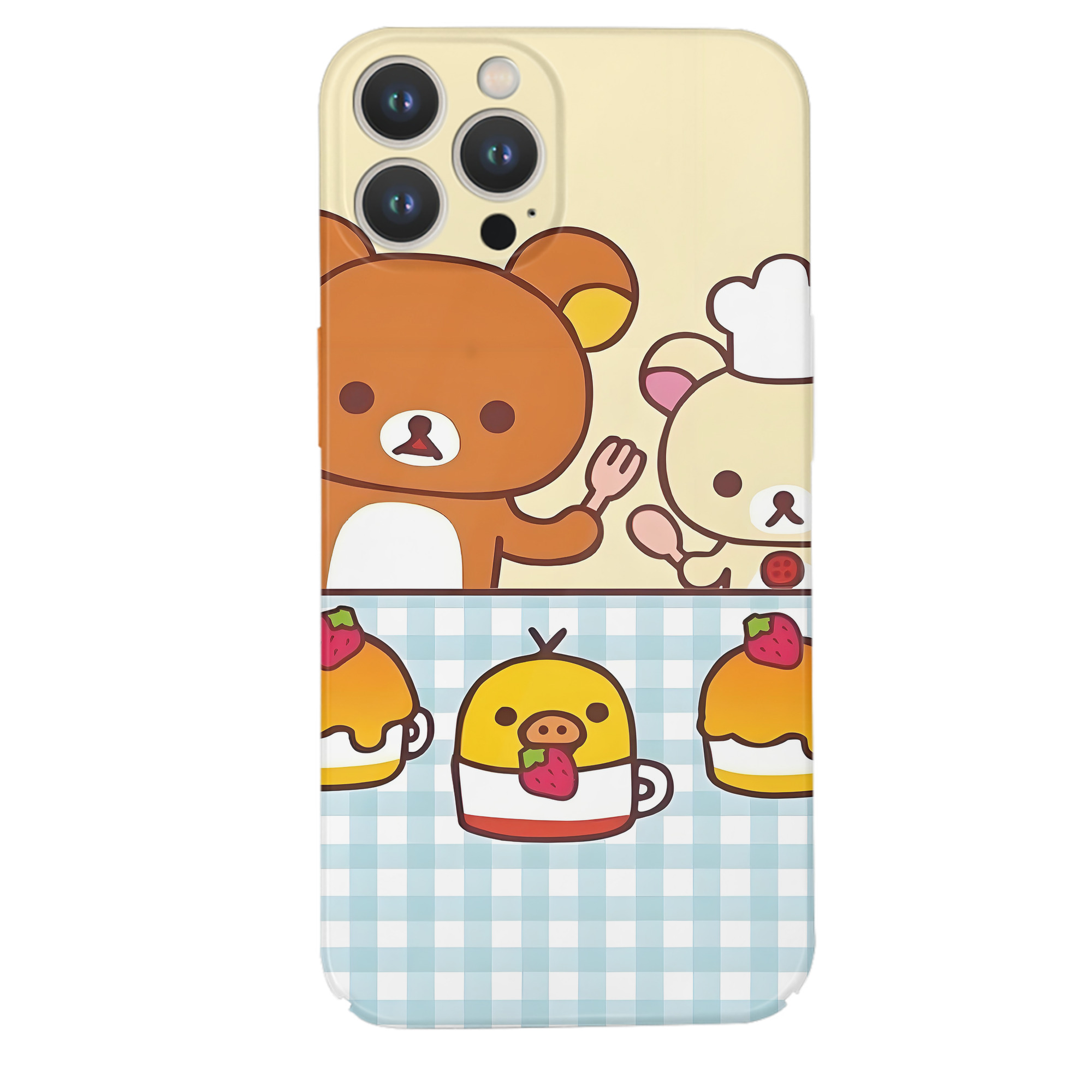 （画像用） リラックマ リラックマ キイロイトリ Rilakkuma Korilakkuma Kiiroitori 【iPhone 14シリーズ対応】ハードケース